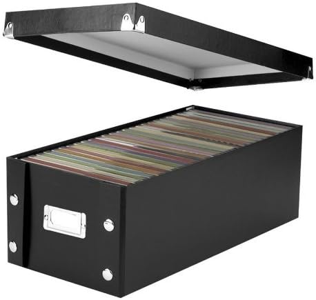 Snap-N-Store CD Aufbewahrungsbox – 1/2 Stück – langlebiger Disc-Halter mit Deckel zur Aufbewahrung v