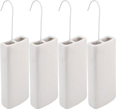 Luftbefeuchter für Heizung Set inkl. Haken - Keramik Wasserverdunster - beige matt - Wasserverdunste