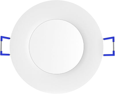 linovum WEEVO IP44 LED Einbauleuchten 10er Set extra flach - Downlight in warmweiss 2700K 5W für Bad