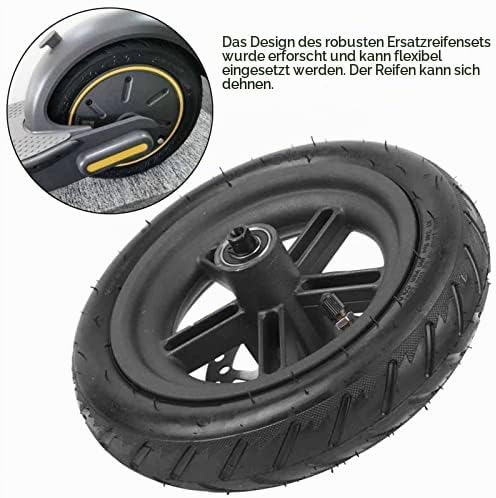 Elektroroller Hinterrad Reifen mit Nabe 120, Scheibenbremse kompatibel Luftreifen f¨¹r E-Scooter Ers