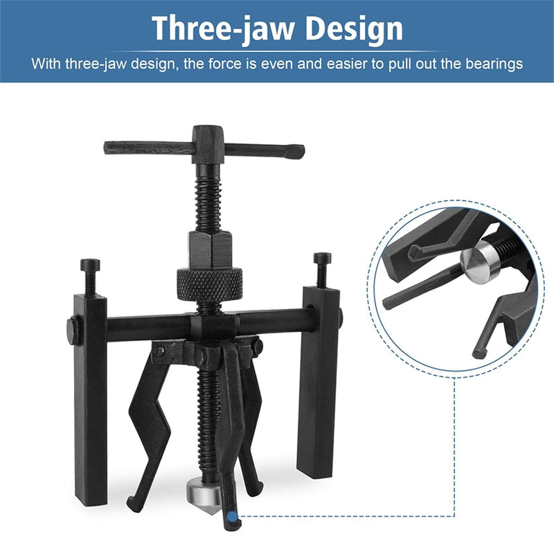Dioche Abzieher für Innenlager aus Kohlenstoffstahl Lagerabzieher mit 3 Backen für automatische mech