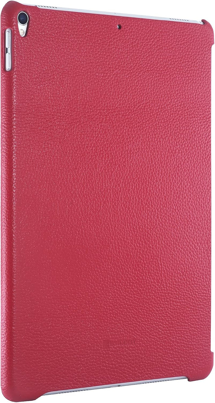 StilGut Leder-Cover kompatibel mit Apple iPad Pro 10.5" 2017 mit Keyboard Connector, Rot, Rot