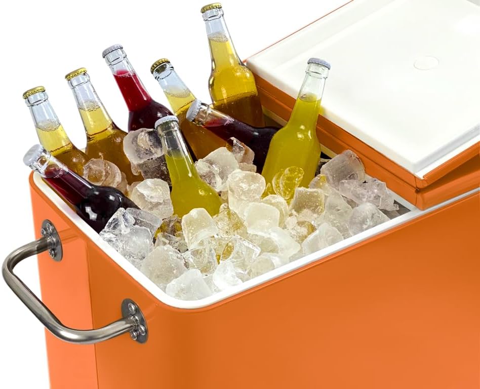 Kailua Cooler - Kühlbox, Kühlwagen, Getränkekühler Orange, Orange