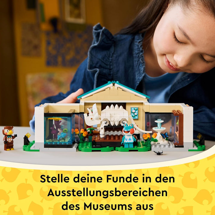 LEGO Animal Crossing - Eugens Museumssammlung - Interaktives Spielset mit Eugen & Liliane Minifigure