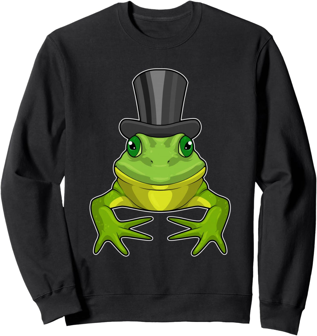 Frosch Gentleman Zylinder Sweatshirt