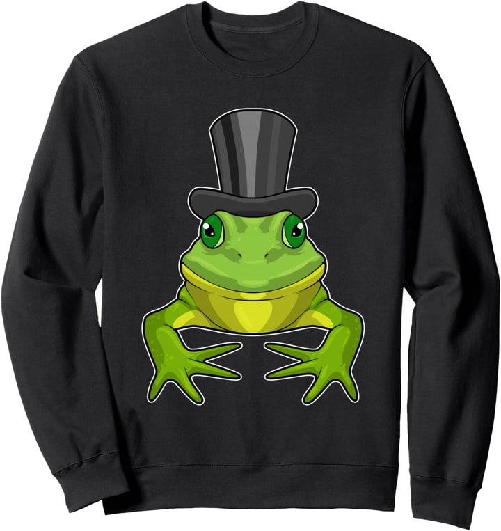 Frosch Gentleman Zylinder Sweatshirt