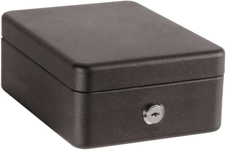 ARREGUI Private C9467 Geldkassette mit Sicherungskabel aus Stahl und Schlüsselschloss | Geldkasstte