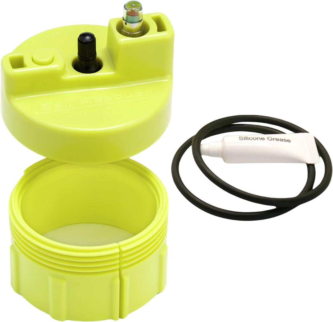 BALL RESCUER - Verwandelt Padel oder Tennisballbehälter in einen 30 psi Druckluftbehaelter - Geeigne