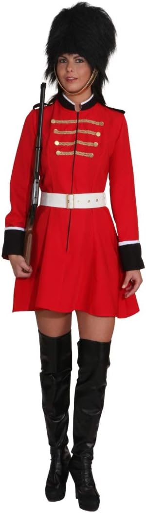 Englischer Wachmann Soldatin Tommy (Kleid, Gürtel) in den Grössen 36 bis 44 (36), 36