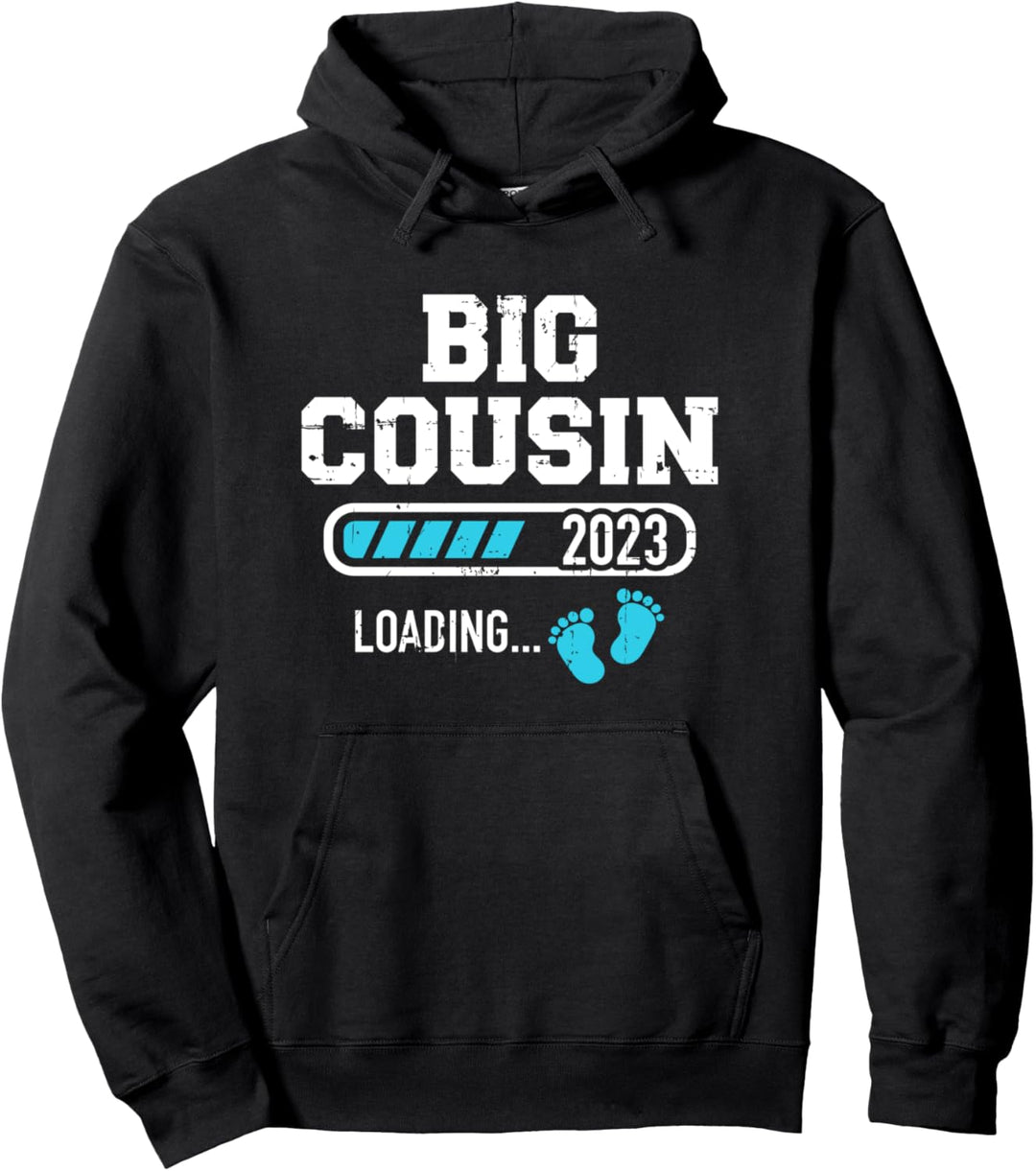 Big Cousin loading 2023 für Schwangerschaft Ankündigung Pullover Hoodie