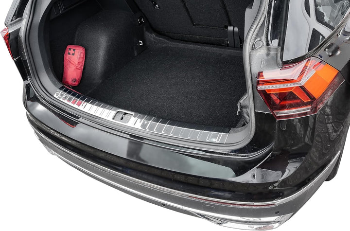 Ladekantenschutz Edelstahl CHROM kompatibel für VW Tiguan II | BJ ab 2016> | premium Qualität von RE