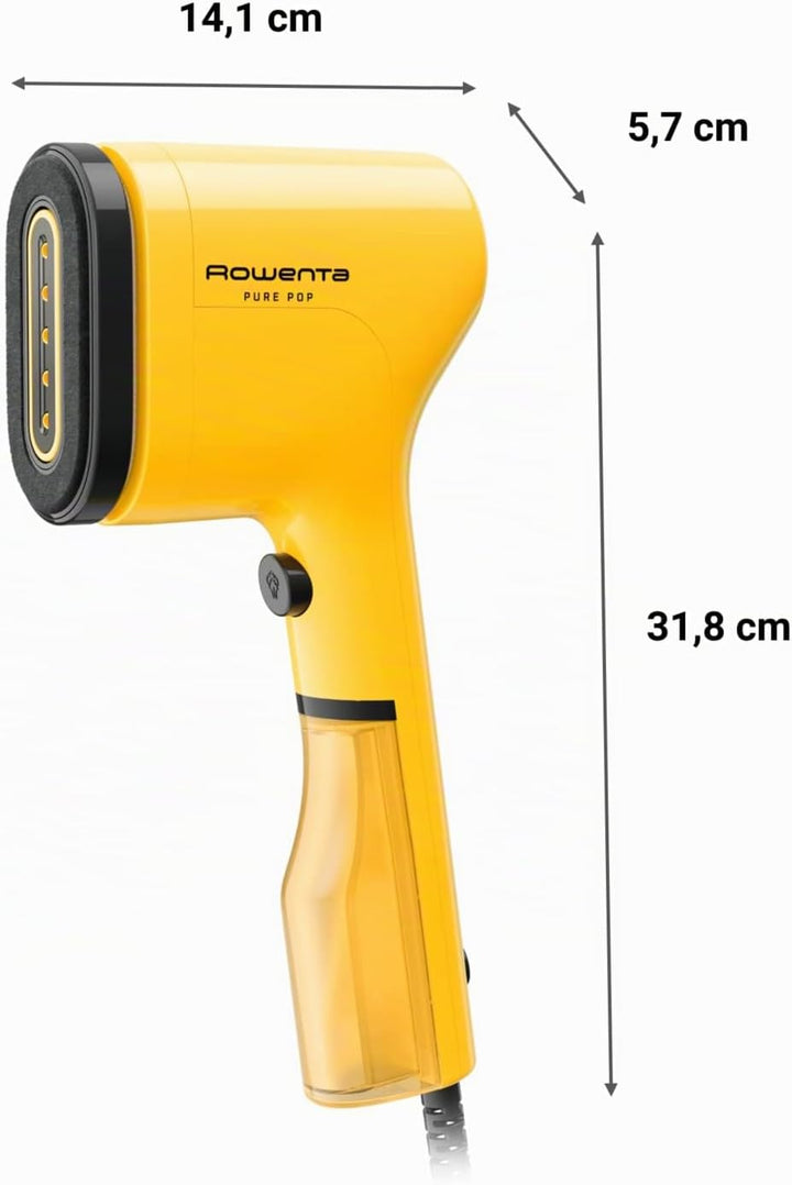 Rowenta Pure Pop DR2026 Dampfbürste, 1300 W, mit Dampfleistung bis zu 20 g/min zum Bügeln und Reinig