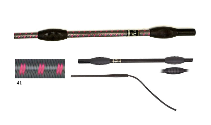 Fleck Feldmann Balance Sports Dressurgerte Gerte Reitgerte (anthrazit-pink, 120 cm) 120 cm anthrazit