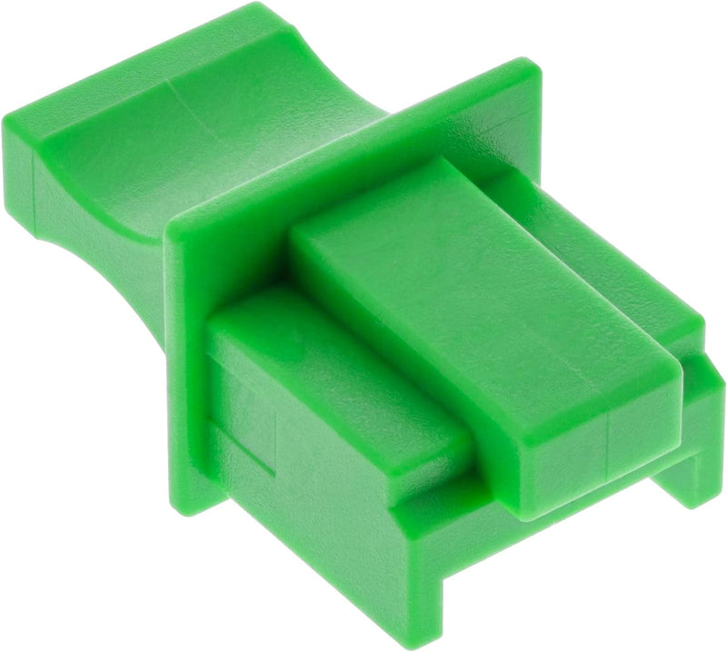 InLine 59942F 100er Pack Staubschutz, für RJ45 Buchse, grün