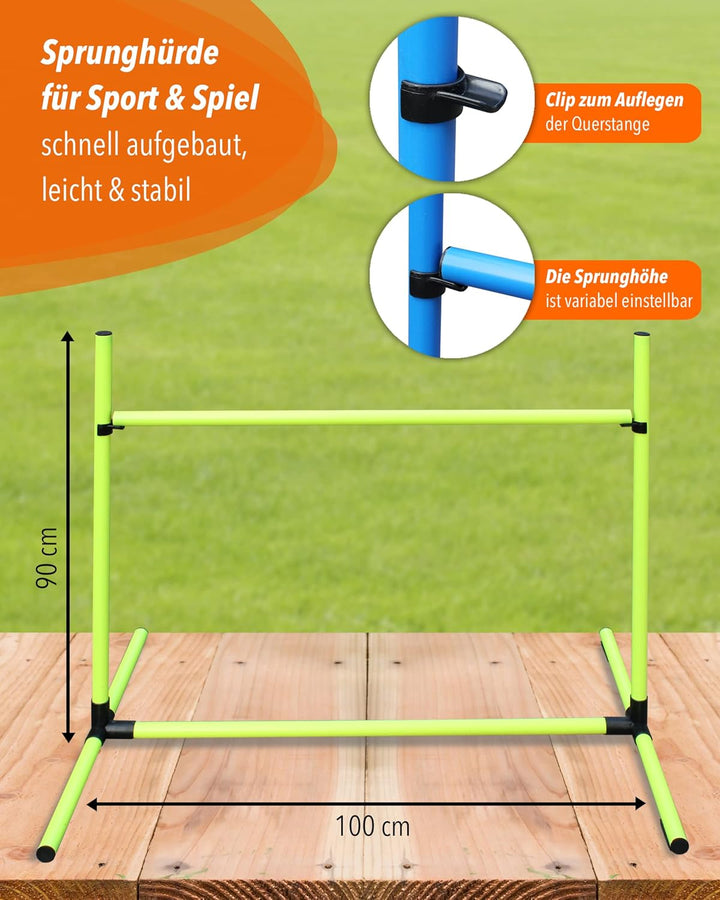 Sprunghürde aus Kunststoff – für Agility & Obedience – Parcours-Hindernis für Agility Training – Hür