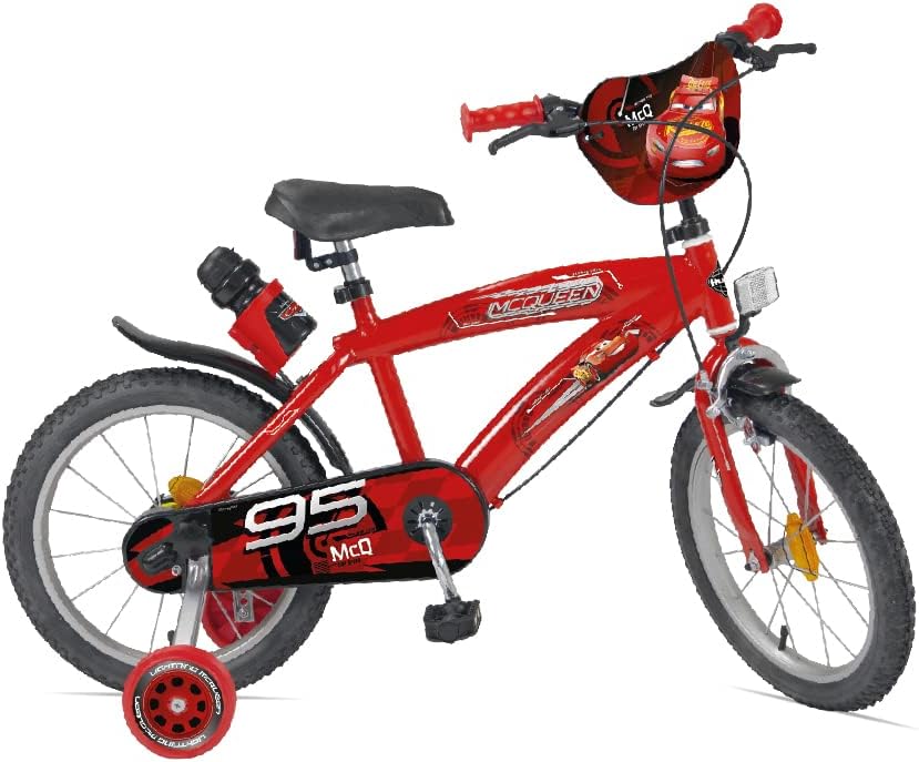 Huffy Babys (Jungen) fahrrad14 Disney Cars 14 Zoll Fahrrad, rot, Einheitsgrösse