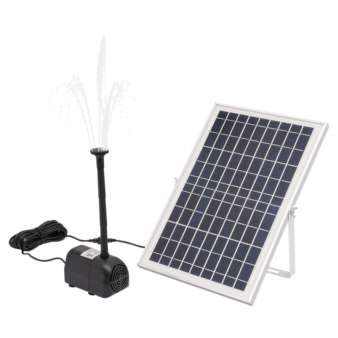 Solar Springbrunnen, 10W Solar Teichpumpe, Brunnen für Draussen, Brunnen | Brunnen Garten mit Wasser