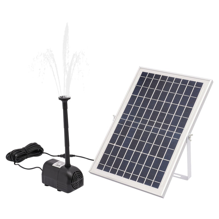 Solar Springbrunnen, 10W Solar Teichpumpe, Brunnen für Draussen, Brunnen | Brunnen Garten mit Wasser