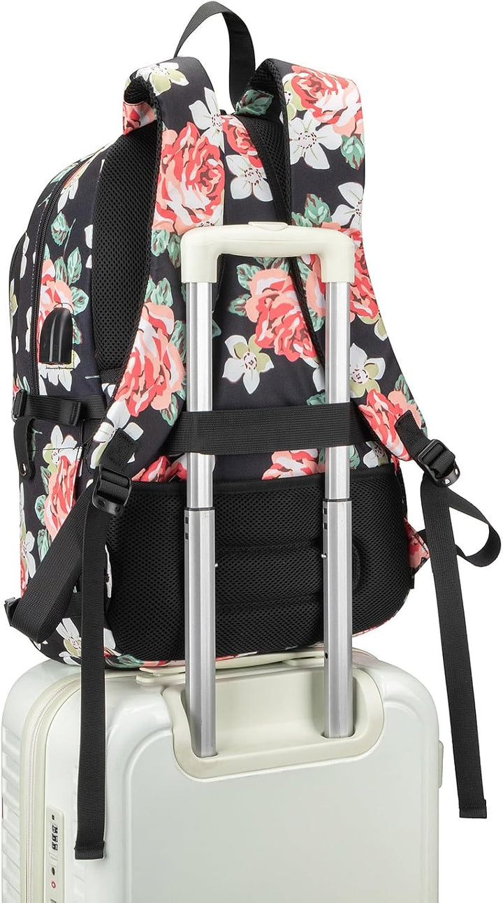 Tzowla Anti Diebstahl Laptop Rucksack für Herren,Rucksack Wasserdicht mit USB-Ladeanschluss und Schl