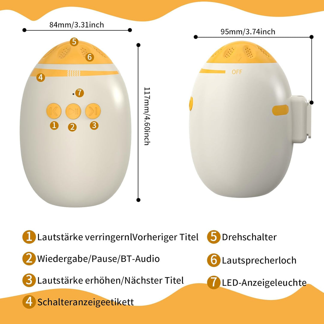 Kinderwagenschaukler, Einschlafhilfe Kinderwagen Schaukler, Ultraleise Schlafhilfe für Baby mit 30/6