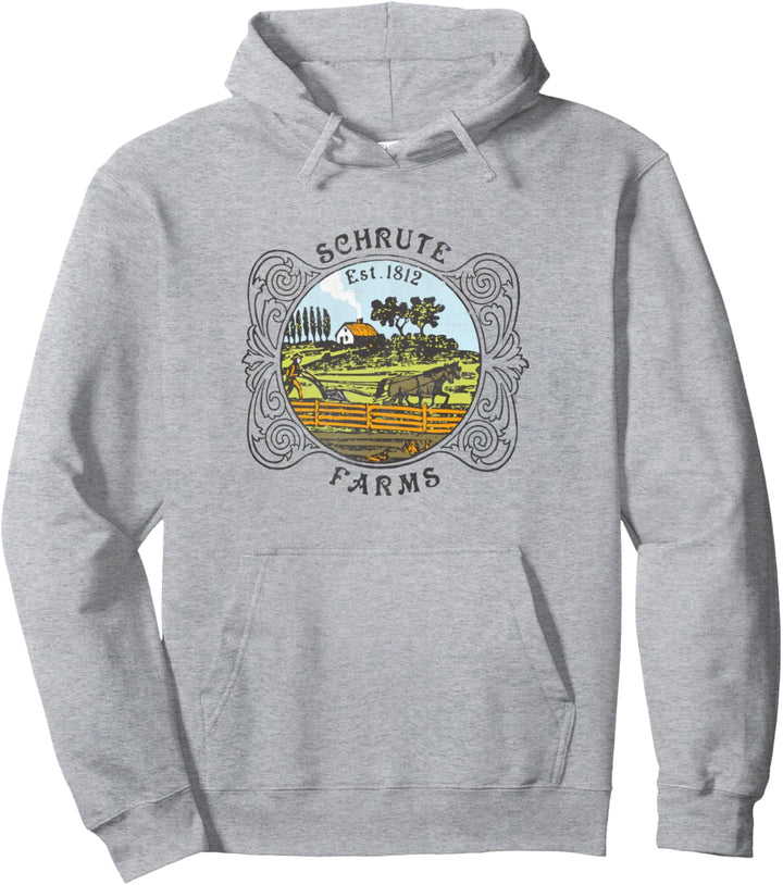 The Office Schrute Farms Jahrgang Illustration Pullover Hoodie