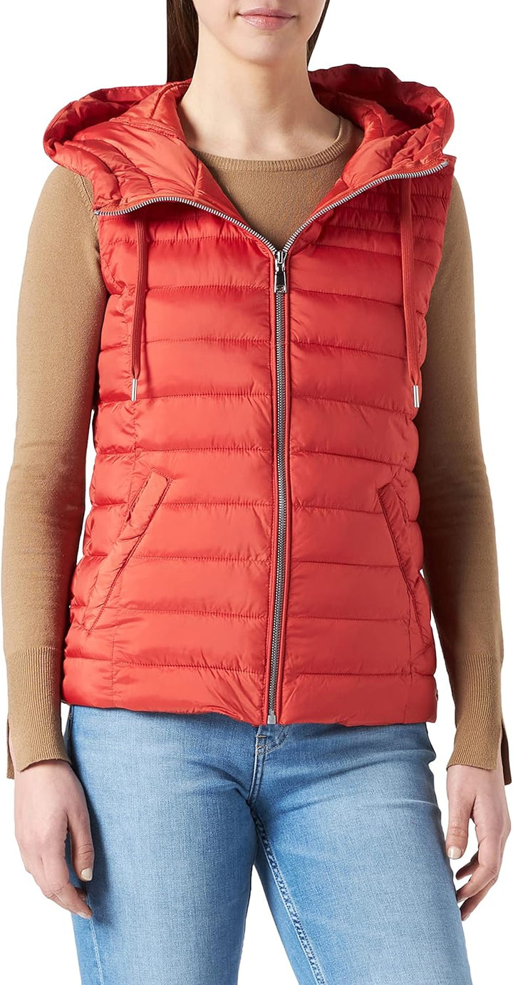 s.Oliver Women's 120.12.201.16.155.2112571 Weste ärmellos Regular FIT 36 Light Orange, 36 Light Oran