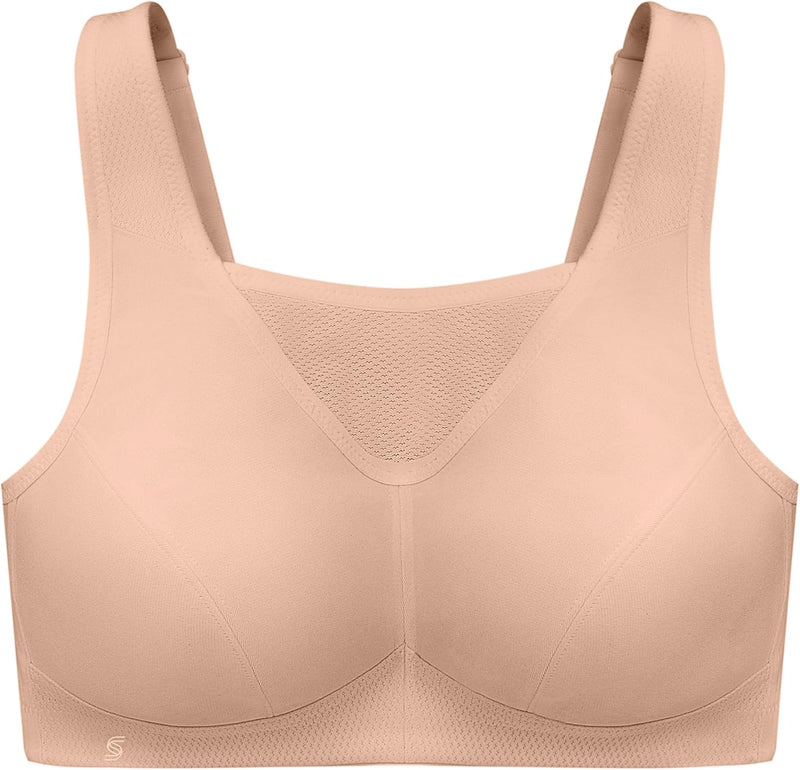 Glamorise Damen Bustier BH mit Perfektem Halt Sports Bra 75C Haut, 75C Haut