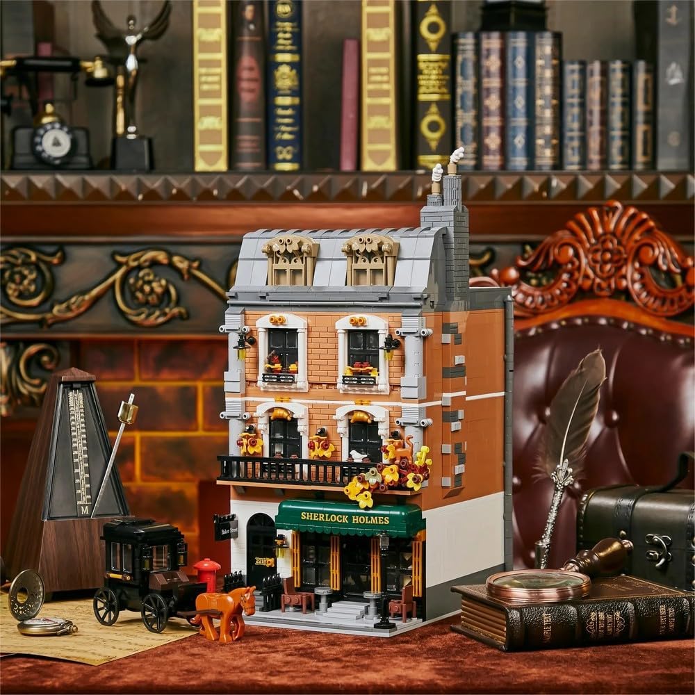 Sherlock Holmes Bauset Baker Street 221B Apartment 42 cm