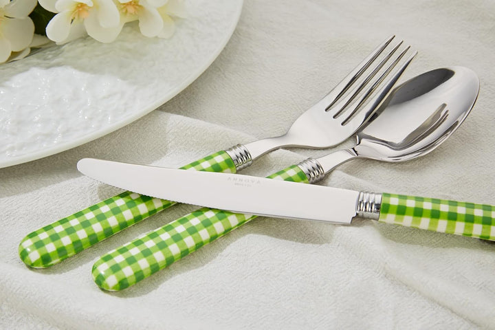 ANNOVA Besteckset, 20-teilig, Griff aus Edelstahl - 4 x Tafelmesser; 4 x Tafelgabeln; 4 x Salatgabel