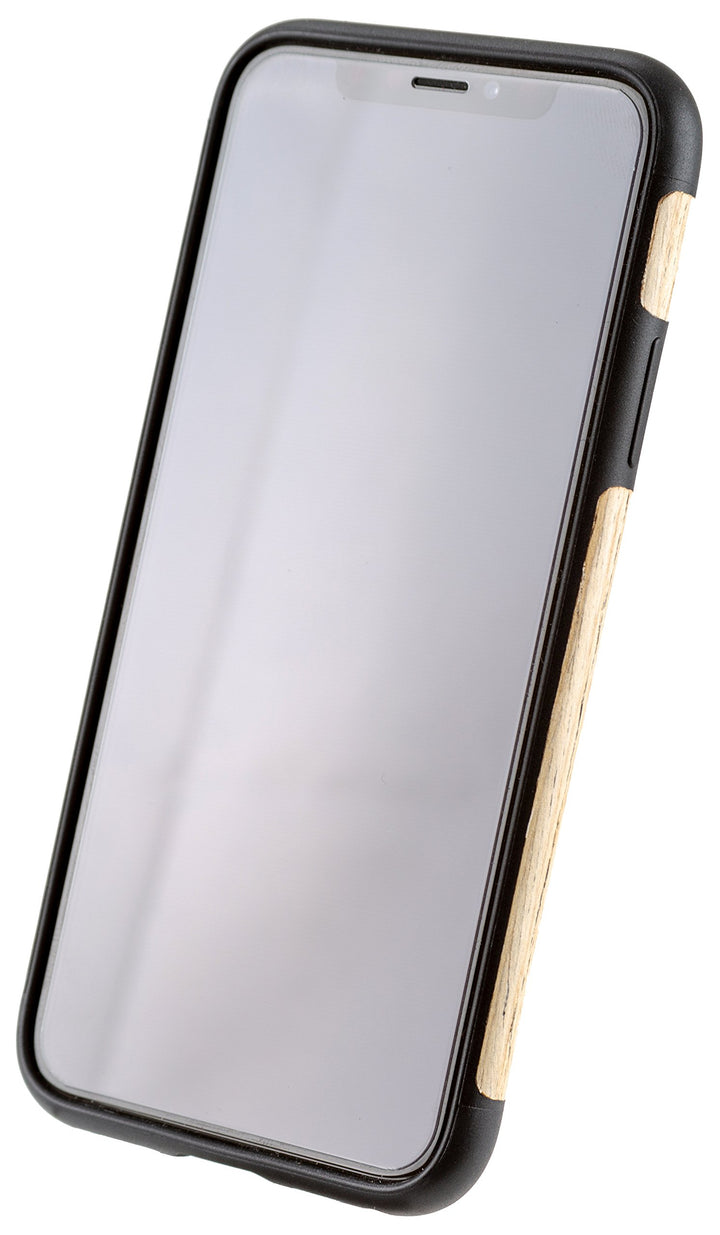 SEBASTIAN STURM Handyhülle Maxi | Hergestellt aus echtem Holz Black Walnut in Einer TPU-Hülle | Komp