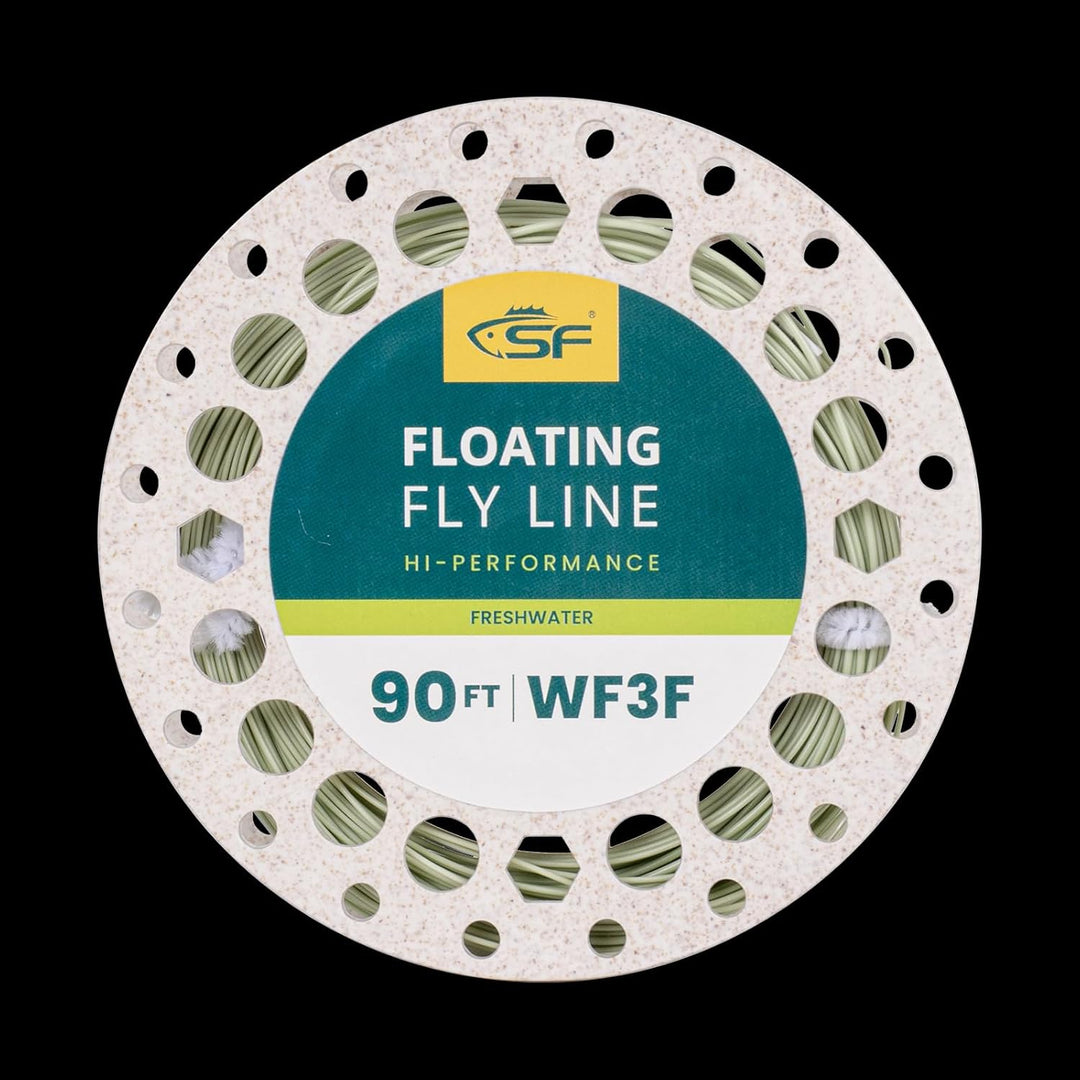SF Fliegenfischen Schnur Schwimmend mit geschweissten Schlaufengewicht-Vorwärtsfliegenschnüren 90FT