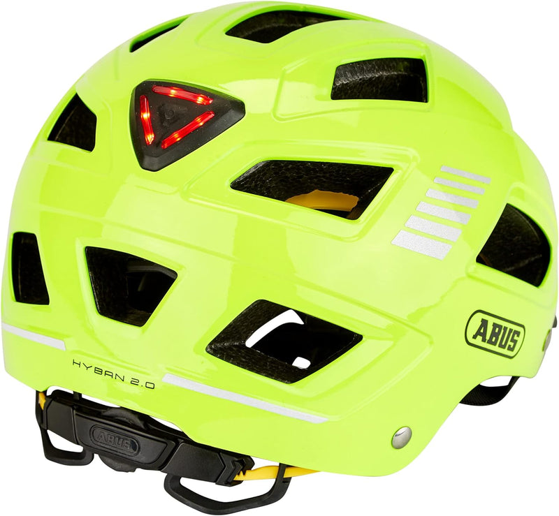 ABUS Stadthelm Hyban 2.0 MIPS - Fahrradhelm mit Rücklicht, ABS-Hartschale, Aufprallschutz - für Dame