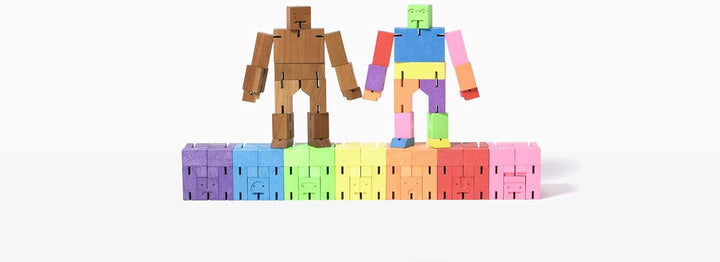 Cubebot by David Weeks small pink