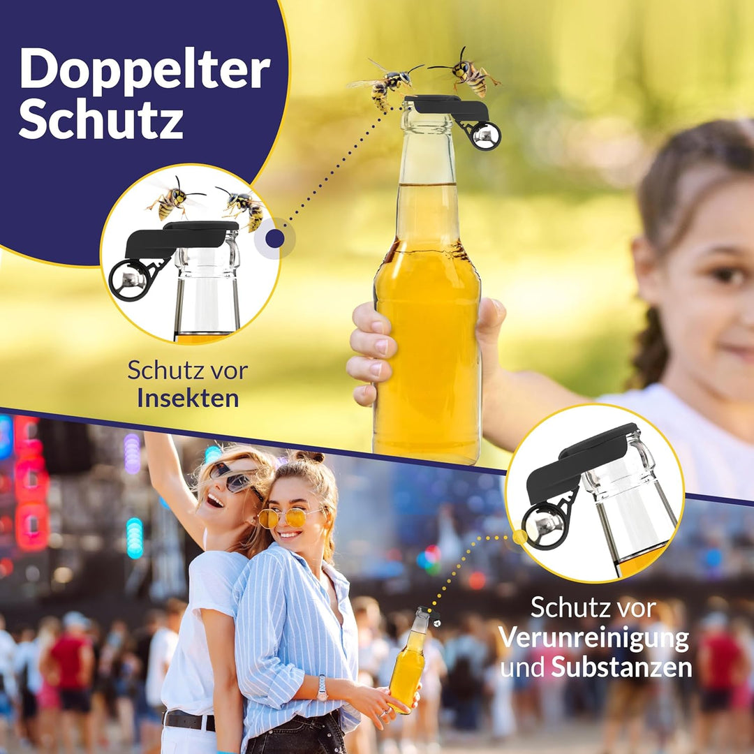 Vollautomatischer Flaschenverschluss Wespenschutz für Kronkorken Schraubverschlüsse Abdeckung Glasfl