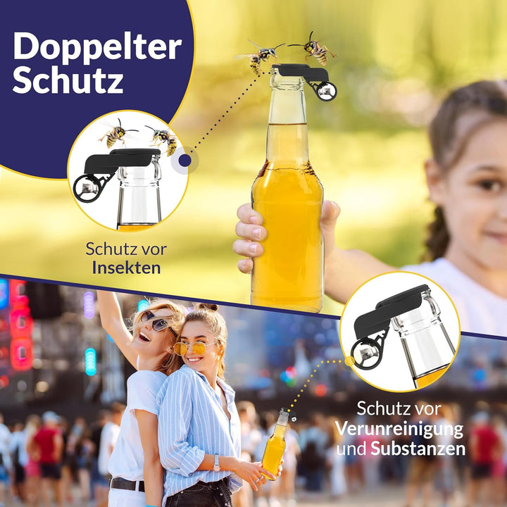 Vollautomatischer Flaschenverschluss Wespenschutz für Kronkorken Schraubverschlüsse Abdeckung Glasfl