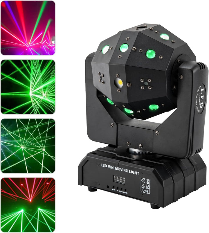 120w Moving Head Laser Bühnenlicht, Beweglicher Scheinwerfer Party Lights Spotlight Bühnenbeleuchtun