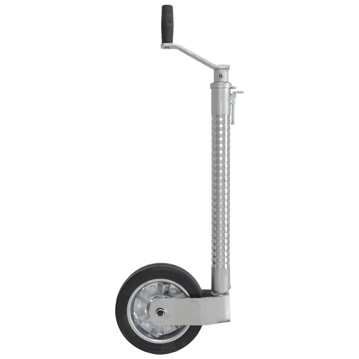 The Drive Stützrad mit Vollgummi-Reifen gerippte Ausführung Extra Lang 350kg Stützlast