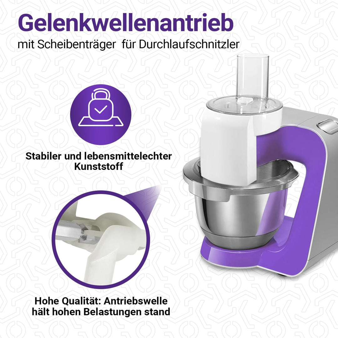 Viоks.pro 2x Mitnehmer Küchenmaschine Ersatz für Bosch 091027 00091027 | Antriebswelle Flügel, entha