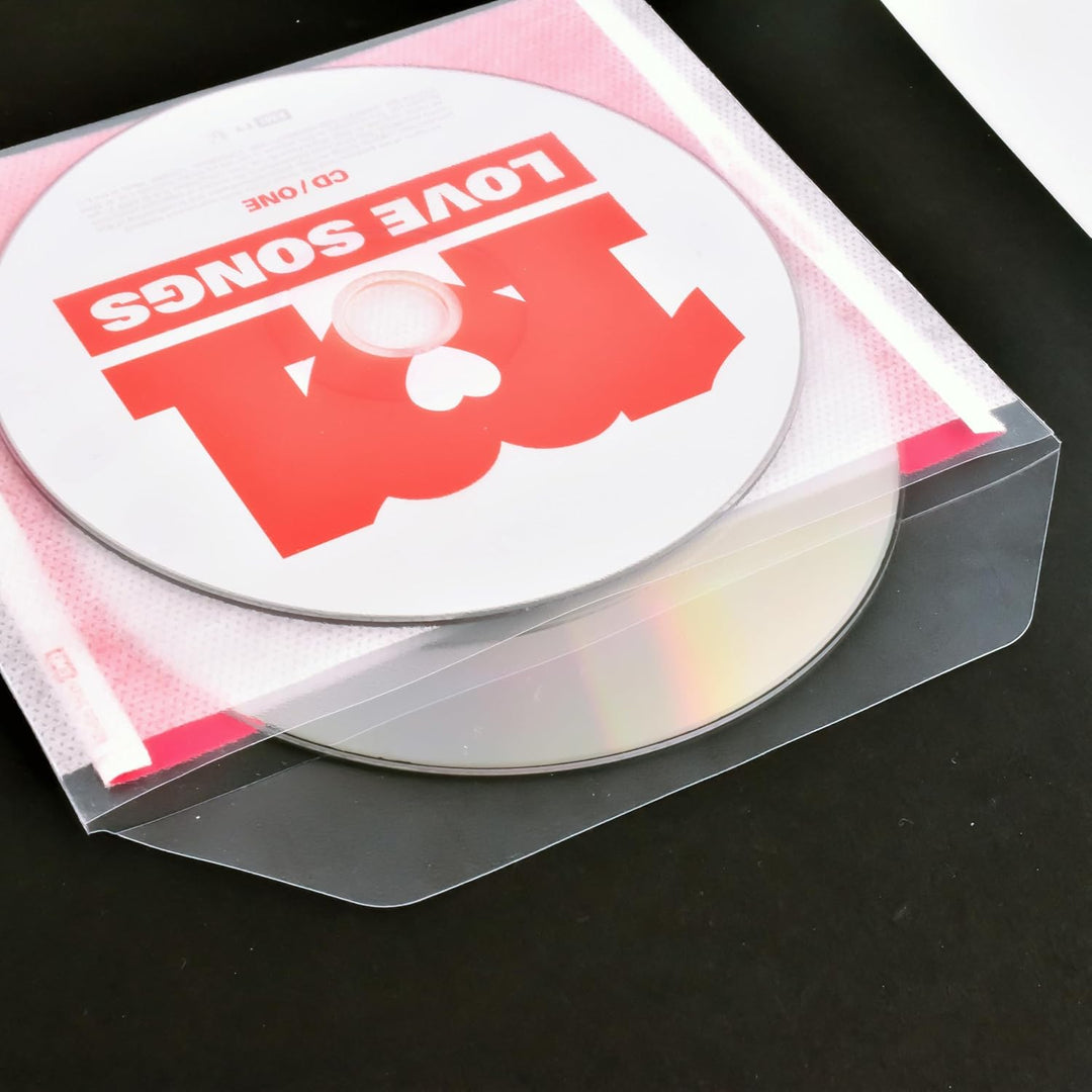 3L Doppel CD Hülle mit Platz für ein Cover - 50 Stück - CD Hüllen aus Plastik für platzsparende Aufb