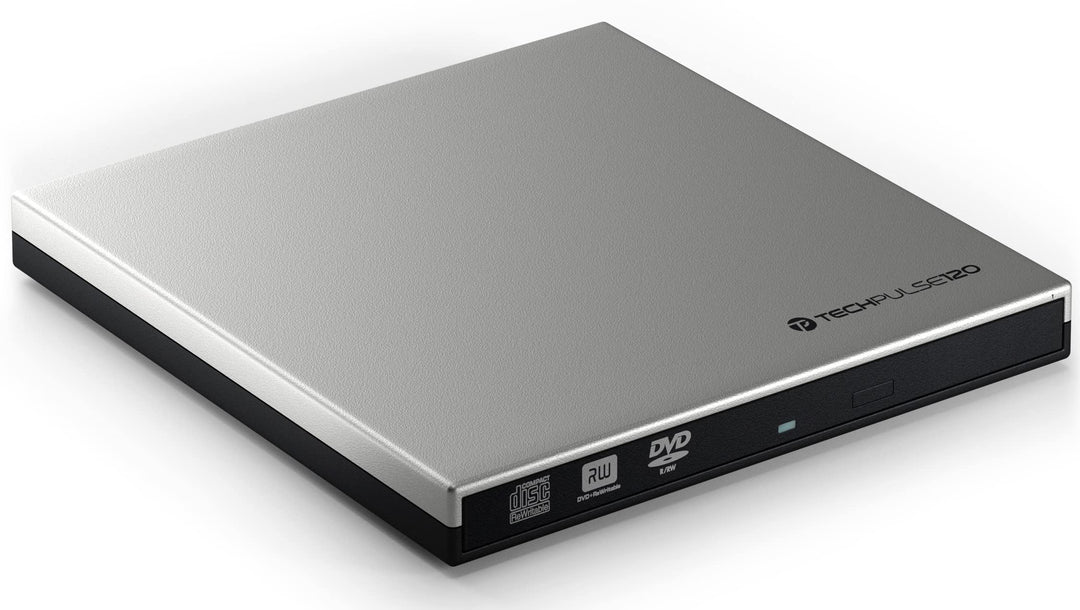 techPulse120 USB 3.0 Externer DVD Brenner CD Burner Superdrive Portable Rom Laufwerk DVDRW CDRW Slim