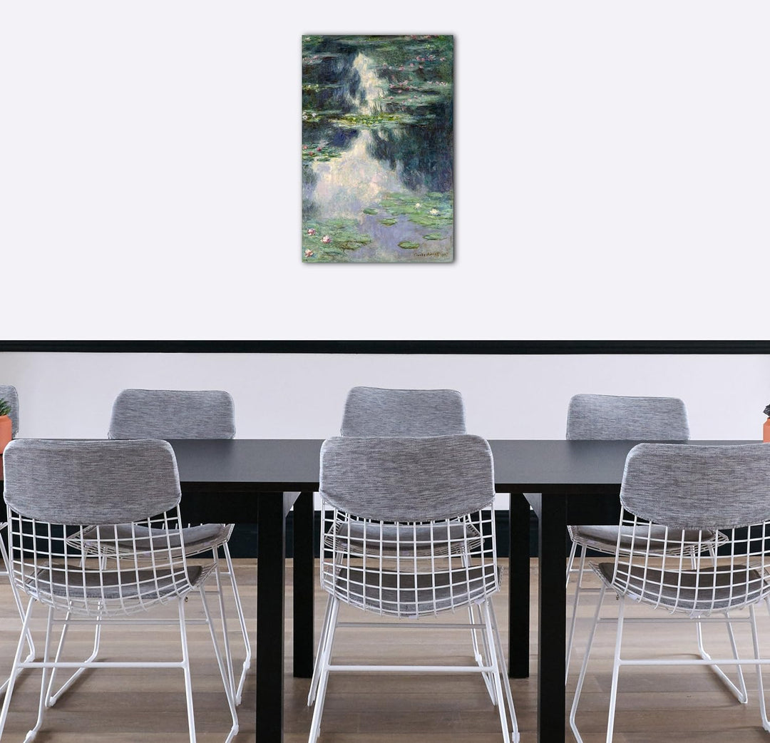 Printed Paintings Leinwand (60x80cm): Claude Monet - Teich mit Seerosen 60x80 cm, 60x80 cm
