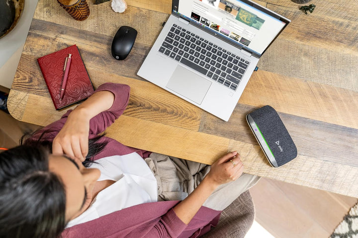 Poly Sync 20+ Persönlicher, tragbarer Bluetooth-Konferenzlautsprecher (Plantronics) – Echo-/Rauschun