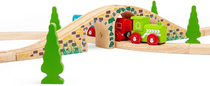 Bigjigs Rail Bogenbrücke Holzeisenbahn