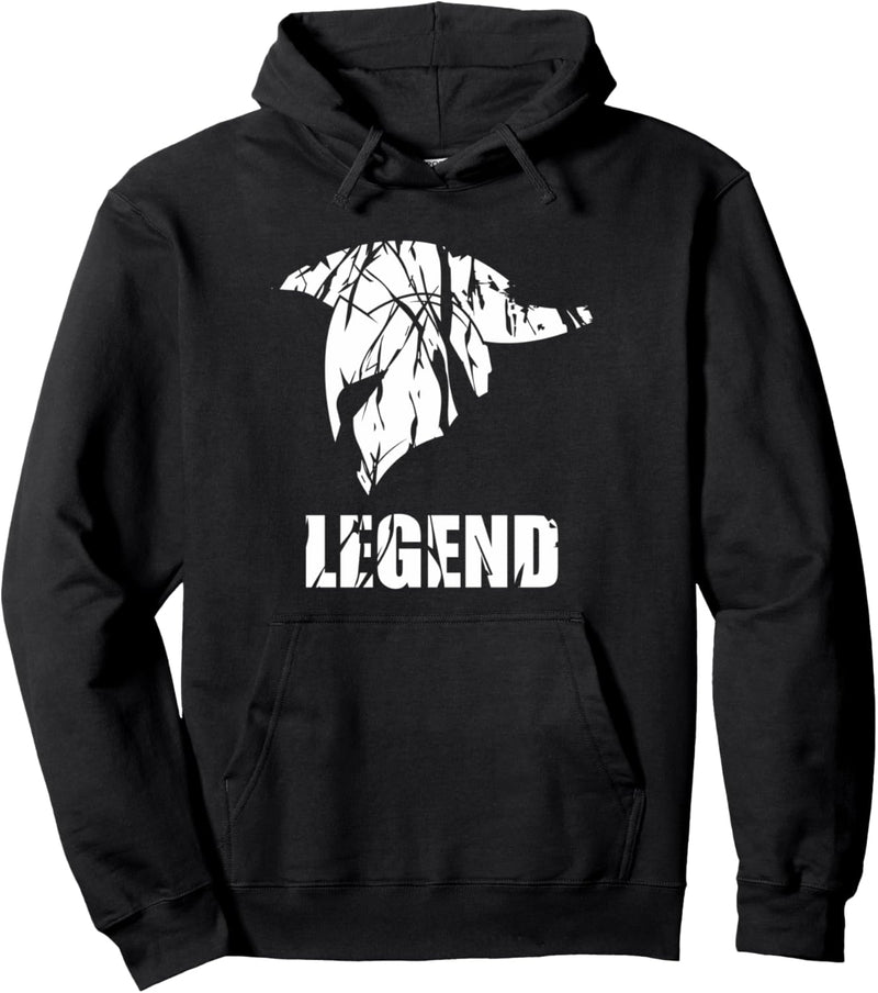 LEGEND | Spartaner Helm | GYM Motivation Fitness Sprüche Pullover Hoodie