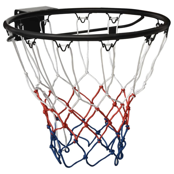 Tidyard Basketballring Basketballnetz Basketballkorb Basketball Basketballring Schwarz 45 cm Stahl