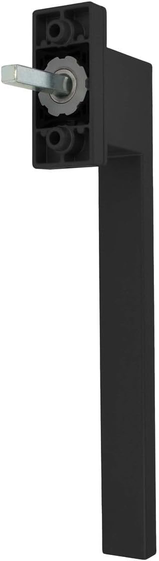 Design Aluminium Terrassentürgriff Dublin PSK abschliessbar - pulverbeschichtet, Farbe:Schwarz RAL 9