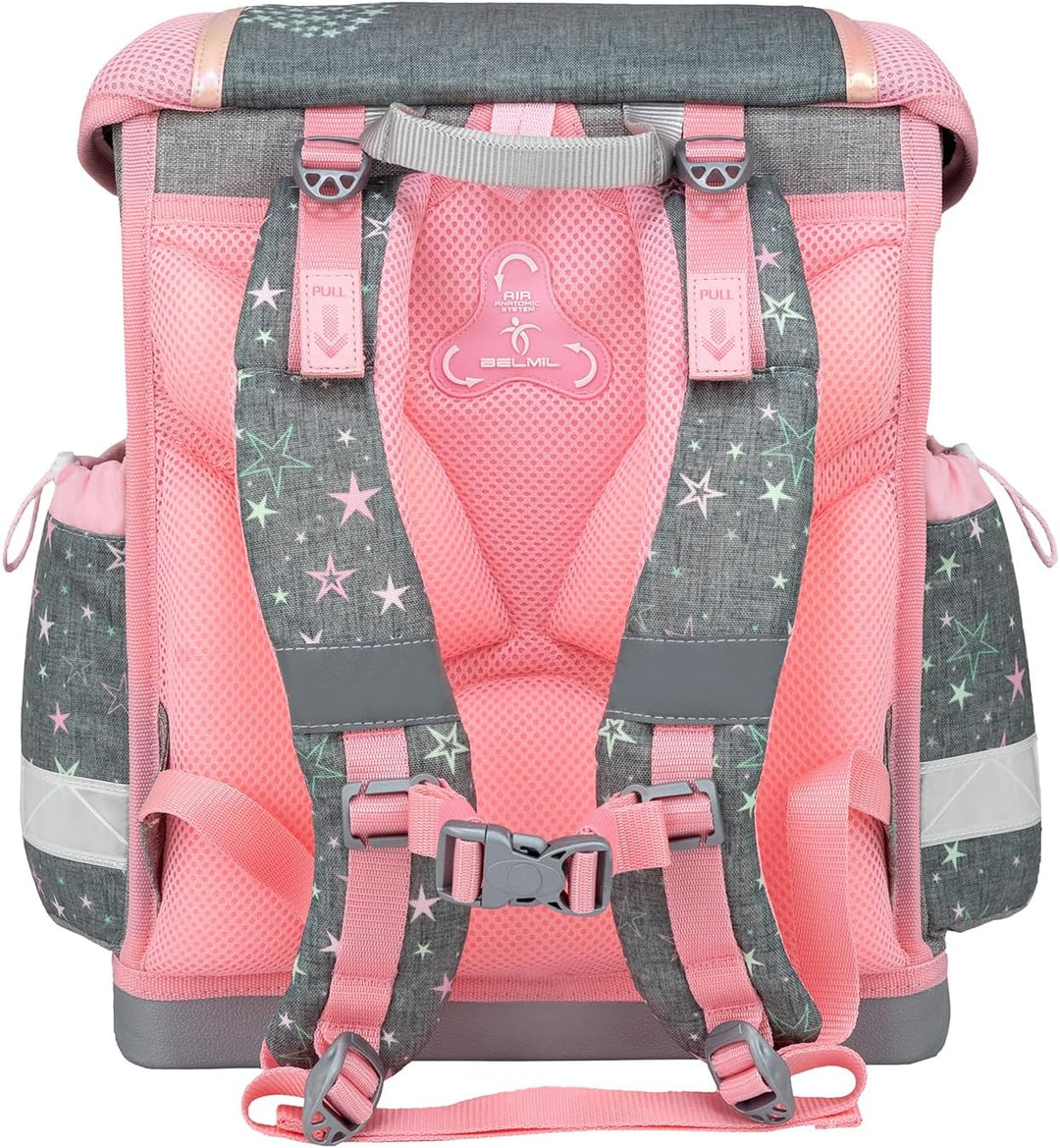 Belmil Classy Schulranzen Set 4 - teilig (403-13/AG/S) M Shine Bright, M Shine Bright