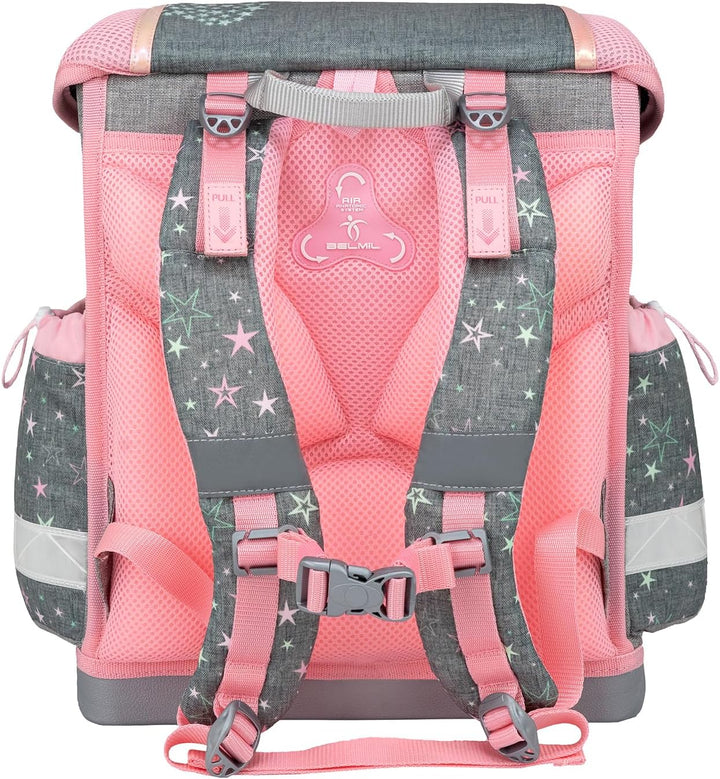 Belmil Classy Schulranzen Set 4 - teilig (403-13/AG/S) M Shine Bright, M Shine Bright