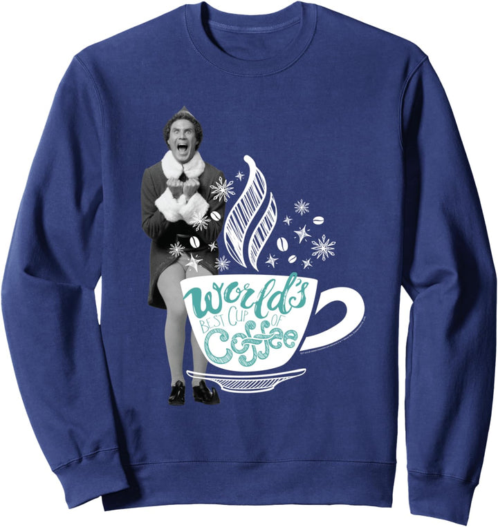 Elf World's Best Cup of Coffee Weihnachten Sweatshirt