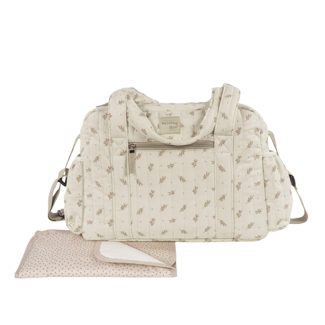 Wickeltasche Mimosa, Beige/Rosa und Beige/Grün